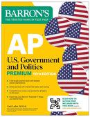 AP U.S. Government and Politics Premium, Sixteenth Edition: Prep Book with 6 Practice Tests + Comprehensive Review + Online Practice (2026)-9781506296593