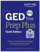 GED Test Prep Plus, Tenth Edition (2026): Includes a Diagnostic Pretest, 2 Full Length Practice Tests, 1000+ Practice Questions, and 60+ Online Videos-9781506298764