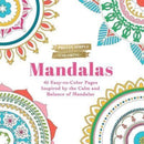 Pretty Simple Coloring: Mandalas : 45 Easy-to-Color Pages Inspired by the Calm and Balance of Mandalas-9781507221112