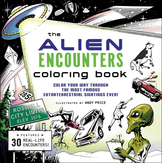 The Alien Encounters Coloring Book