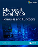 Microsoft Excel 2019 Formulas and Functions-9781509306190
