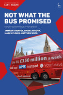 Not What The Bus Promised : Health Governance after Brexit-9781509951499