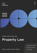 Core Statutes on Property Law 2022-23-9781509960323