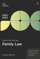 Core Statutes on Family Law 2022-23-9781509960460