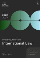 Core Documents on International Law 2022-23-9781509960668