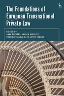 The Foundations of European Transnational Private Law-9781509962969