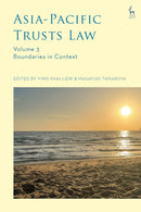 Asia-Pacific Trusts Law, Volume 3 : Boundaries in Context-9781509972999