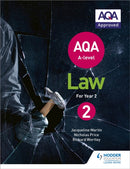 AQA A-level Law for Year 2-9781510401747