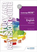 Cambridge IGCSE First Language English Study and Revision Guide 3rd edition-9781510421349