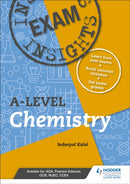 Exam Insights for A-level Chemistry : This write-in workbook targets the tricky topics-9781510481190