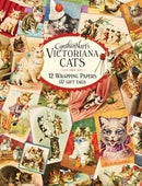 Cynthia Hart's Victoriana Cats: 12 Wrapping Papers and Gift Tags-9781523523740