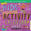 Kid's Awesome Activity Wall Calendar 2026-9781523529742