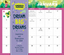 Dream Big Dreams Magnetic Wall Calendar 2026-9781523529902