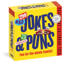 290 Bad Jokes & 75 Punderful Puns Page-A-Dayr Calendar 2026-9781523530410