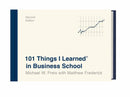 101 Things I Learned in Business School-9781524761929