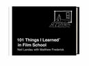 101 Things I Learned in Film School-9781524762001