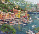 Thomas Kinkade Travels 2026 Deluxe Wall Calendar-9781524896799