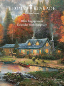 Thomas Kinkade Studios 2026 Monthly/Weekly Engagement Calendar with Scripture-9781524896867