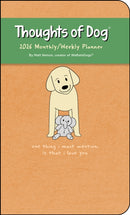 Thoughts of Dog 12-Month 2026 Weekly/Monthly Planner Calendar-9781524897833