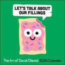The Art of David Olenick 2026 Wall Calendar : Let's Talk About Our Fillings-9781524897925
