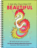 I Am My Own Kind of Beautiful 16-Month 2025-2026 Weekly/Monthly Planner Calendar-9781524898069