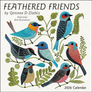 Feathered Friends 2026 Wall Calendar : Watercolor Bird Illustrations-9781524898168