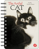 The Artful Cat 2026 Weekly Planner Calendar : Brush and Ink Watercolor Paintings-9781524898311