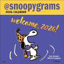 Peanutsr: @Snoopygrams 2026 Mini Wall Calendar-9781524898434