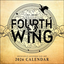 Fourth Wing Officially Licensed Fan Art 2026 Wall Calendar-9781524899738