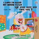 I Love to Keep My Room Clean (English Hindi Bilingual Book)-9781525914522