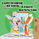 I Love to Brush My Teeth (English Russian Bilingual Book)-9781525916069