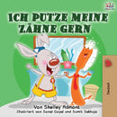 Ich putze meine Zahne gern : I Love to Brush My Teeth (German Edition)-9781525916830
