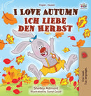 I Love Autumn (English German Bilingual Book)-9781525925740