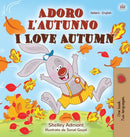 I Love Autumn (Italian English Bilingual Children's Book)-9781525928499