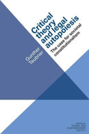 Critical Theory and Legal Autopoiesis : The Case for Societal Constitutionalism-9781526107237