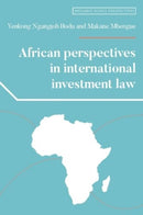 African Perspectives in International Investment Law-9781526182470