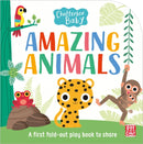 Chatterbox Baby: Amazing Animals : Fold-out tummy time book-9781526381361