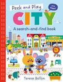 Peek and Play: City : A fun and interactive lift-the-flap search-and-find board book-9781526384270