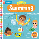 Busy Swimming : A Push, Pull, Slide Book-9781529084672