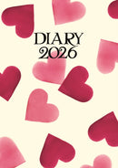 Emma Bridgewater Big Pink Hearts A6 Diary 2026-9781529828450