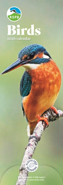 Rspb Birds Slim Calendar 2026-9781529828719