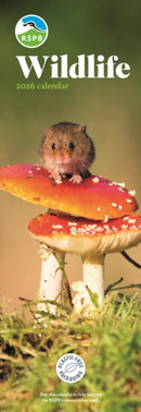 Rspb Wildlife Slim Calendar 2026-9781529829693