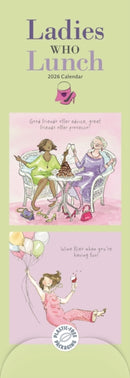 Ladies Who Lunch Slim Calendar 2026-9781529838848