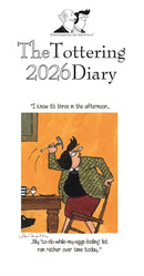 Tottering By Gently Deluxe Slim Diary 2026-9781529839043
