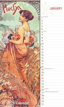 Mucha Deluxe Wall Sunday Start Calendar-9781529847512