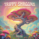 Trippy Shrooms Square Wall Sunday Start-9781529847581