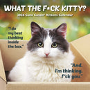 What The Fck Kitty Square Wall Sunday St-9781529847604