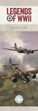 Legends Of Wwii Slim Calendar 2026-9781529847727