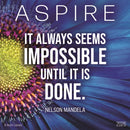Aspire Square Wall Sunday Start Calendar-9781529850321