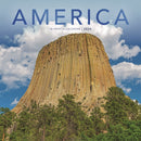 America Square Wall Sunday Start Calenda-9781529850970